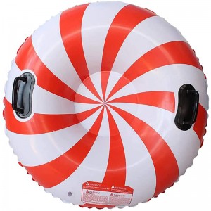 ท่อหิมะเลื่อนพองได้เลื่อนหิมะสำหรับเด็กและผู้ใหญ่สำหรับของเล่นหิมะในฤดูหนาว